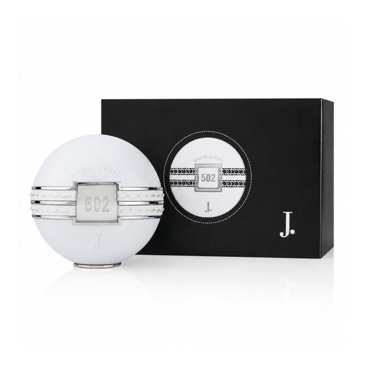 J. Wasim Akram 502 Eau de Parfum for Men 100ml bottle and box