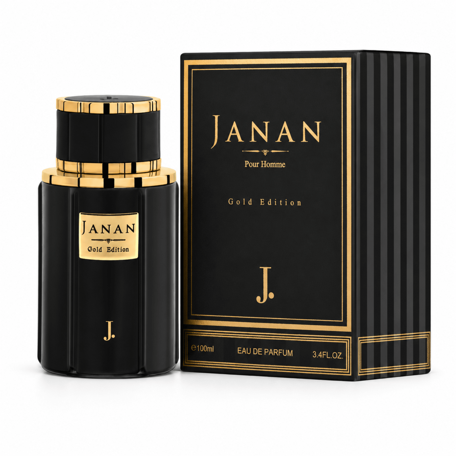 J. Janan Gold Edition Eau de Parfum for Men – 3.4 oz / 100ml - A.L.A Collection