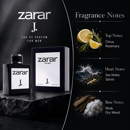 J. Zarar EDP for Men – 3.4 oz / 100 ml - A.L.A Collection