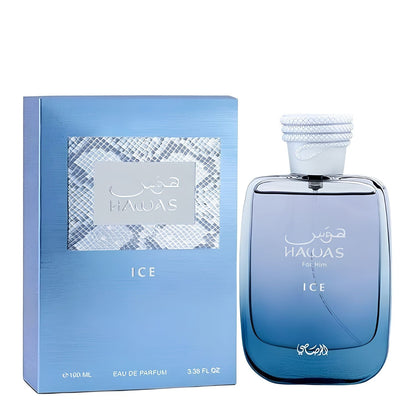 Rasasi Hawas Ice Eau de Parfum for Men – 3.4 oz / 100ml - A.L.A Collection